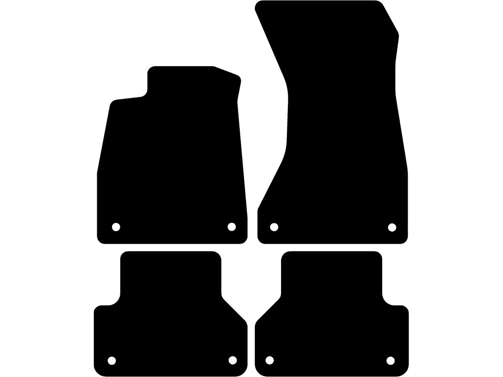 Avant / Sedan / Allroad Quattro | Tappetini posteriori con sistema di fissaggio