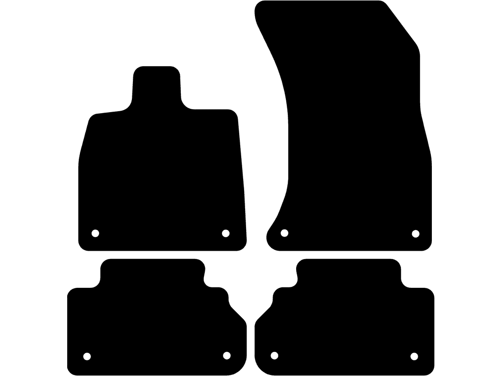 Tappetini posteriori con sistema di fissaggio