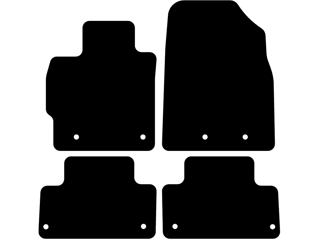 Distanza punti di fissaggio (passeggero) 17,5 cm