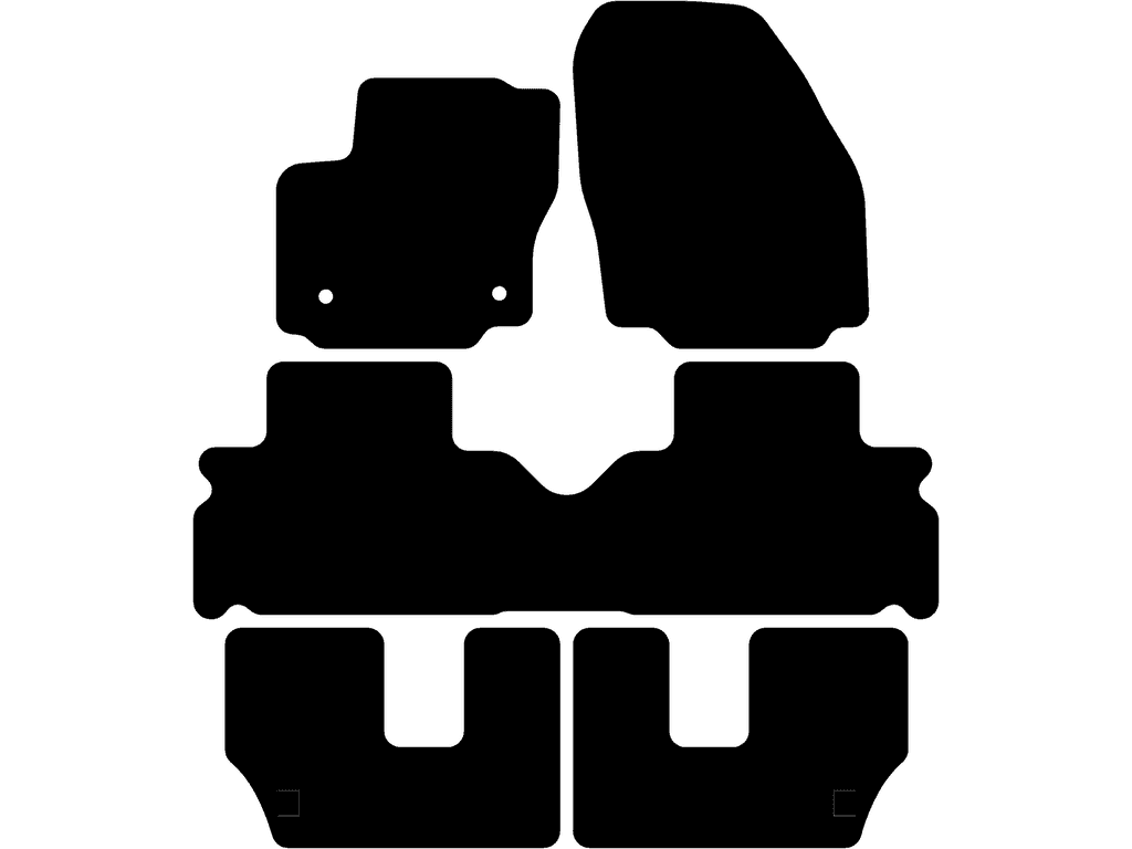 7 posti | Distanza punti di fissaggio (conducente) 31,7 cm