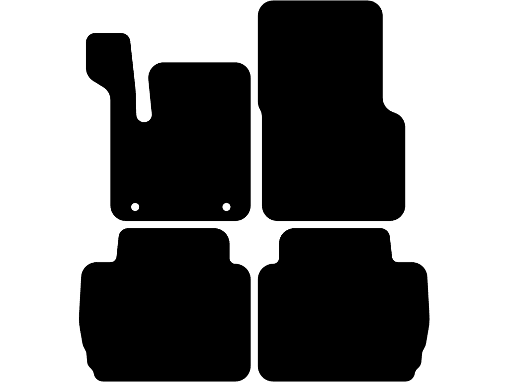 Due tappetini posteriori separati