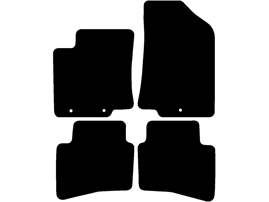 Tappetini per Kia Rio 2011 - 2017