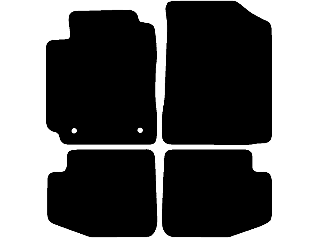 1 | 3 porte | Versione 1 | Sistema di fissaggio: Clip ovale + perno a vite