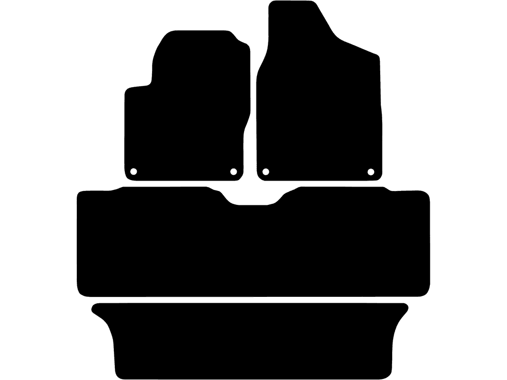 Tappetini posteriori senza sistema di fissaggio