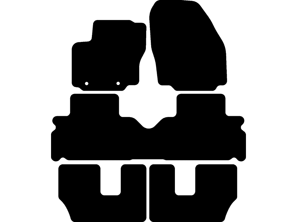 7 posti | Distanza punti di fissaggio (conducente) 22 cm