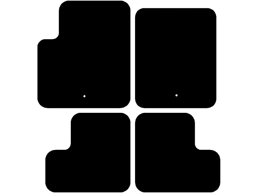 Tappetini per Dodge Caliber 2006 - 2011