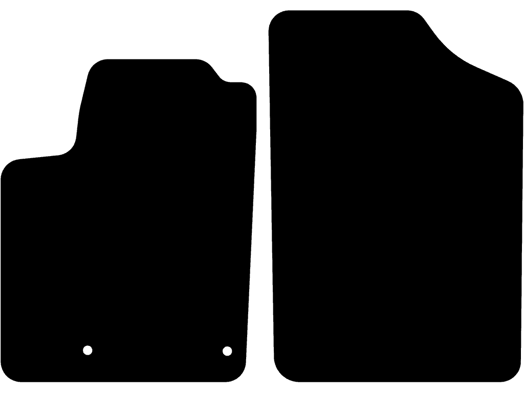 1 | Sistema di fissaggio: Clip ovale + perno a vite