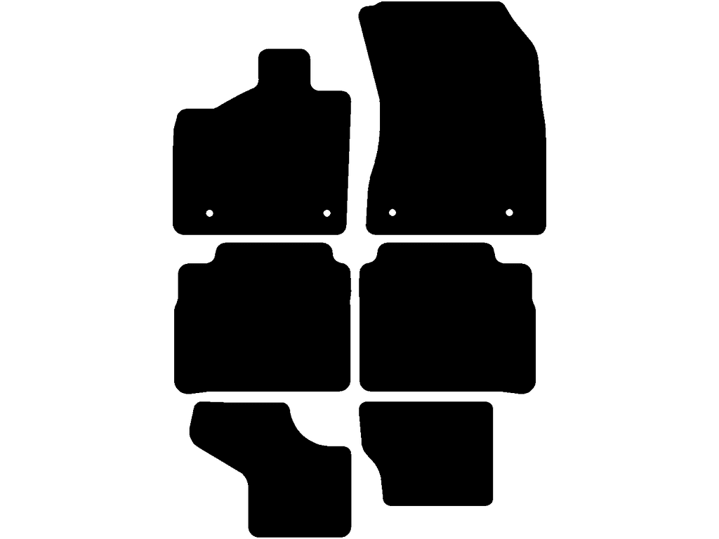 7 posti | Versione 2 | Distanza punti di fissaggio (conducente) 30,8 cm