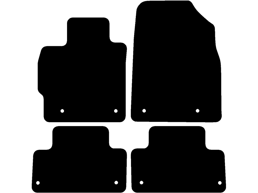 Distanza punti di fissaggio (passeggero) 29 cm