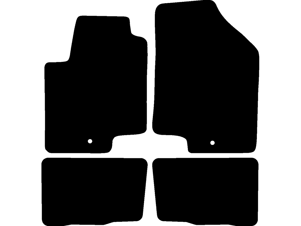 Lato passeggero con sistema di fissaggio