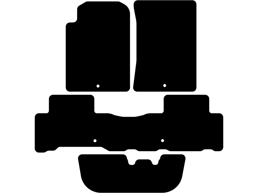 Tappetini per SsangYong Rexton 2012 - 2017