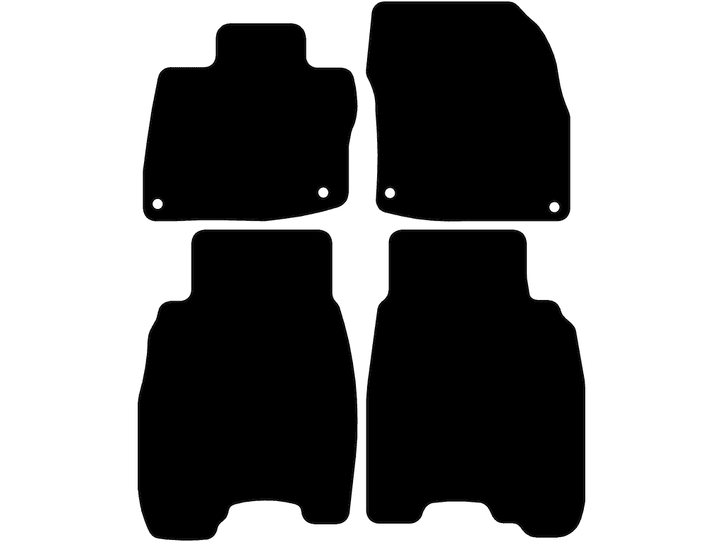 3/5 porte | Lato passeggero con sistema di fissaggio | Sistema di fissaggio: Clip| Versione 2