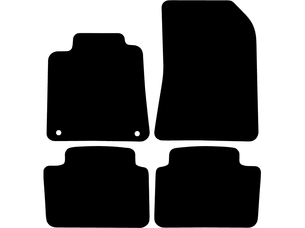 Lato passeggero senza sistema di fissaggio