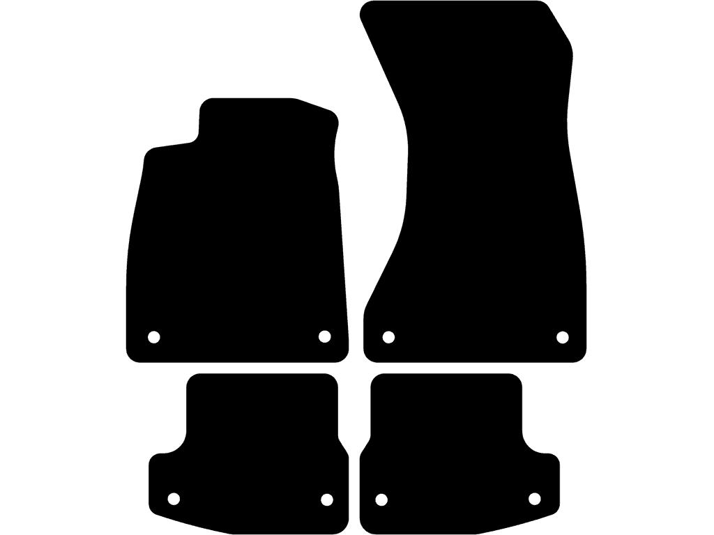 Cabriolet | Tappetini posteriori con sistema di fissaggio