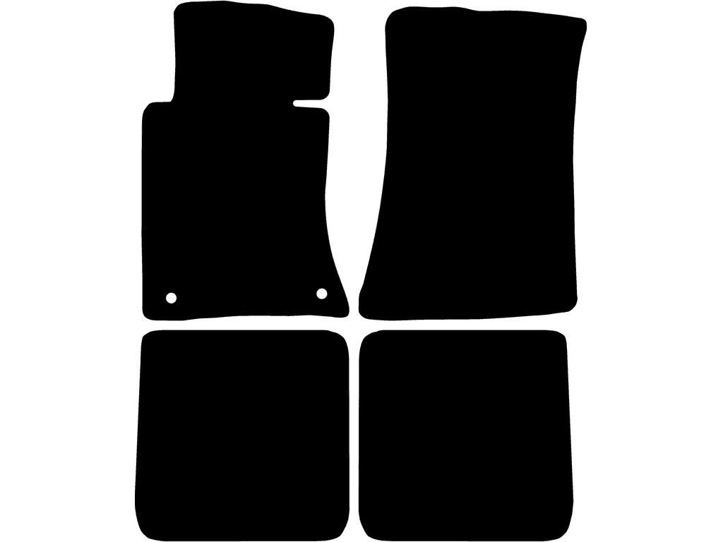 Tappetini per Mercedes W116 1972 - 1980