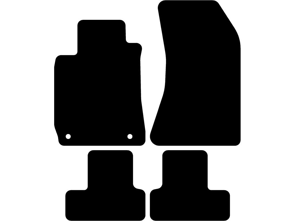 Tappetino del conducente con sistema di fissaggio