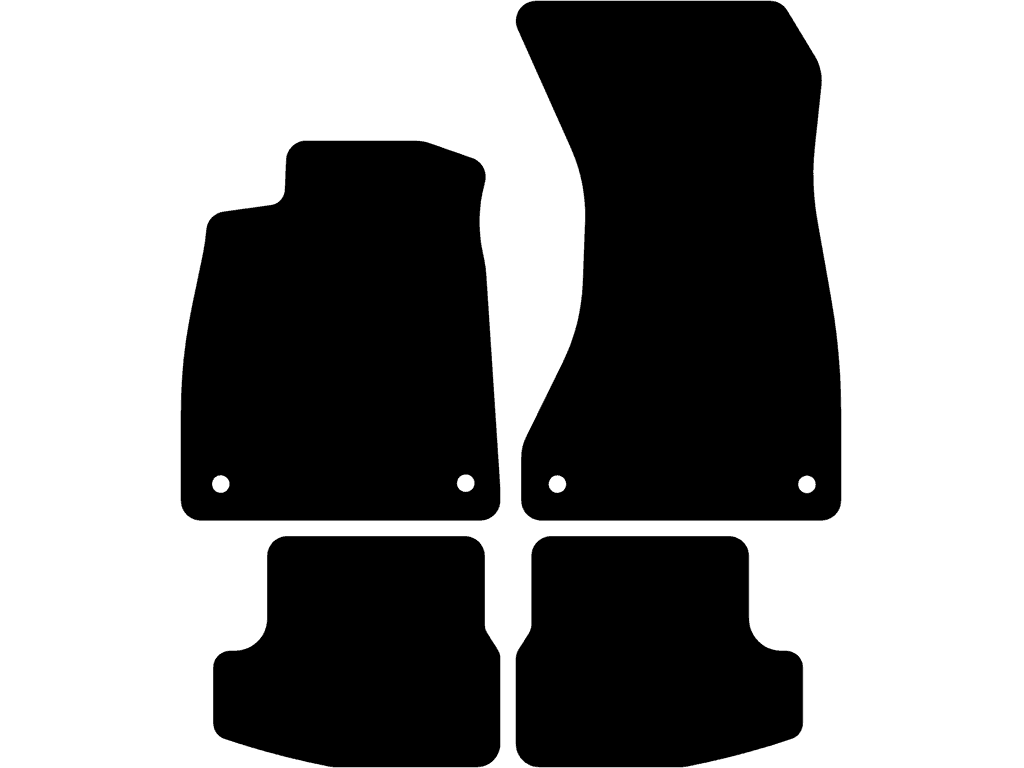 Cabriolet | Tappetini posteriori senza sistema di fissaggio