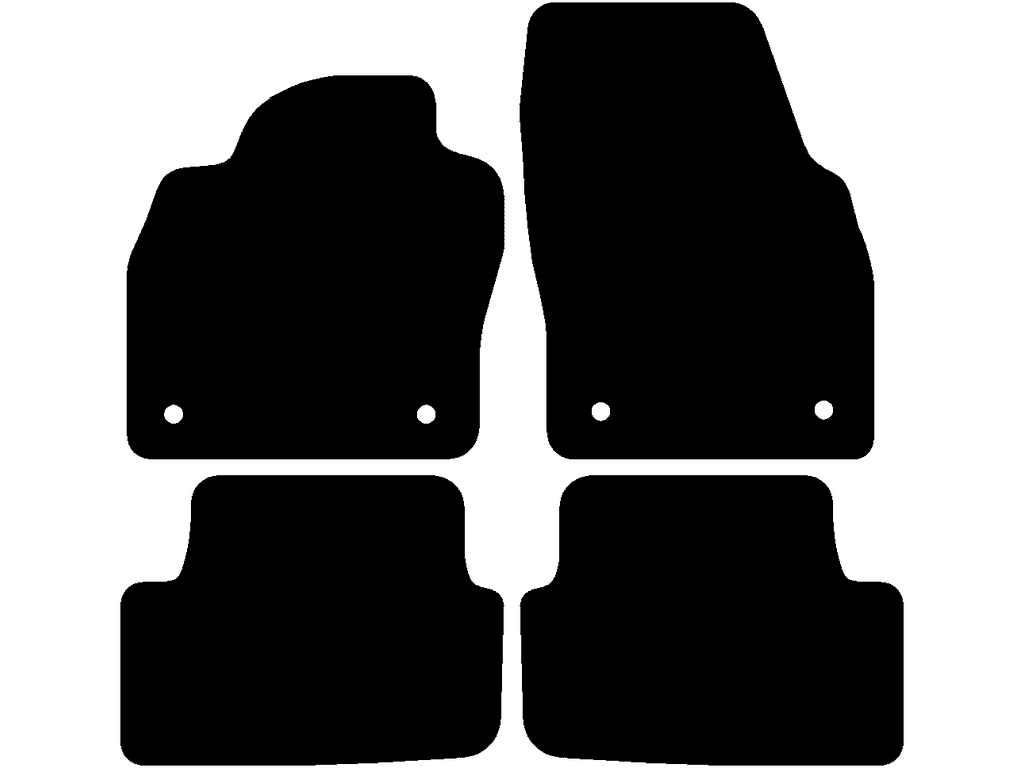 Lato passeggero con sistema di fissaggio