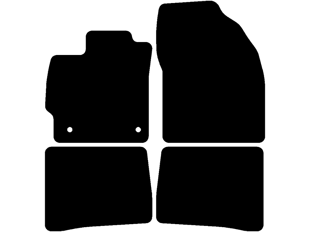 Distanza punti di fissaggio (conducente) 34,3 cm