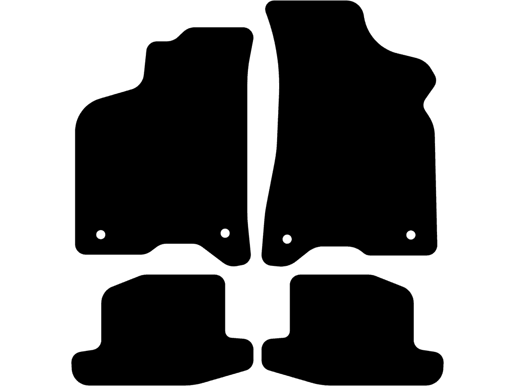 Lato passeggero con sistema di fissaggio