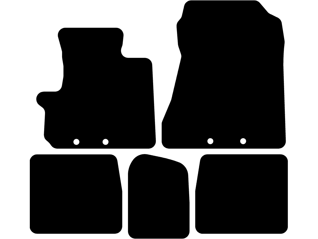 Tappetini per Toyota IQ 2008 - 2014