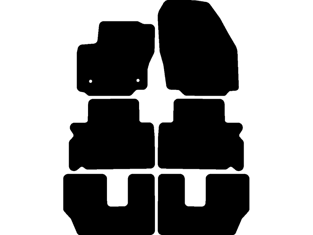 7 posti | Distanza punti di fissaggio (conducente) 25.1 cm