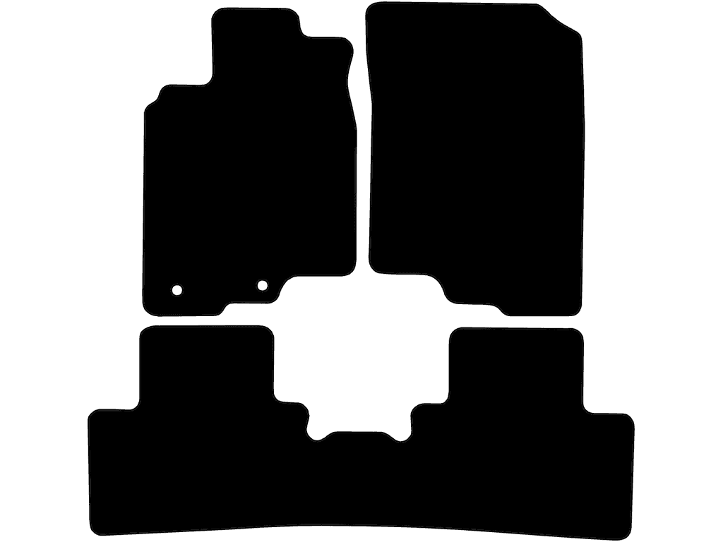 Lato passeggero senza sistema di fissaggio | Sistema di fissaggio: Clip