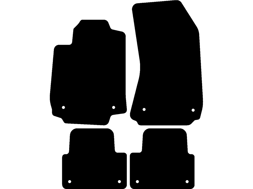 Tappetini posteriori con sistema di fissaggio