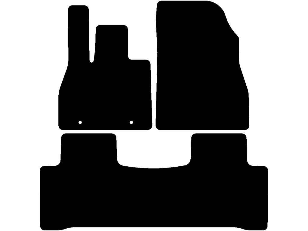 Tappetino posteriore senza sistema di fissaggio