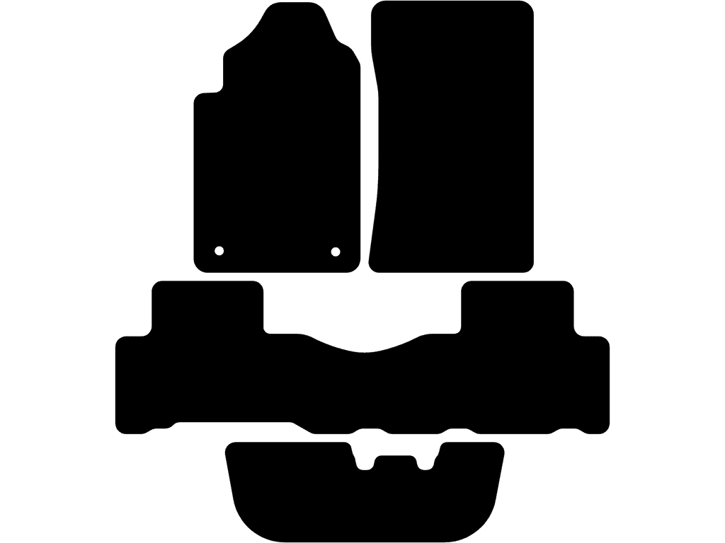 Tappetini per SsangYong Rexton 2002 - 2012