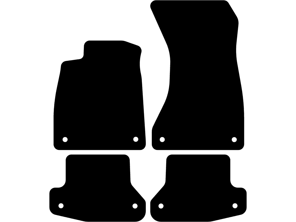 Coupé | Tappetini posteriori con sistema di fissaggio