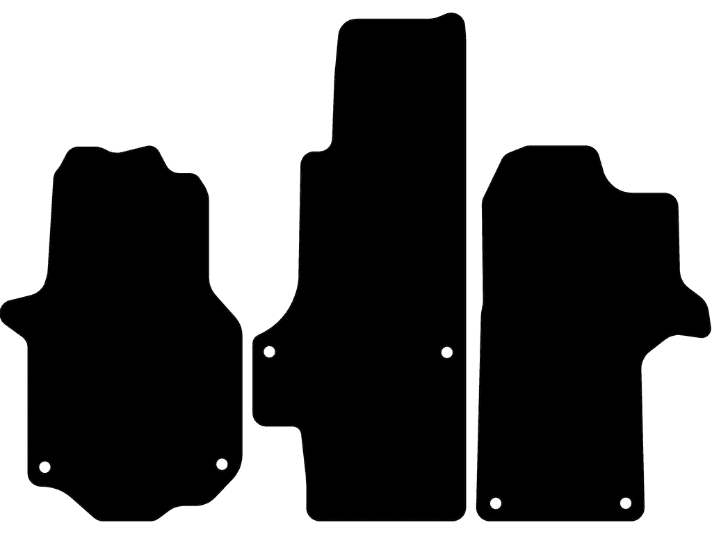 Sedile passeggero singolo | Senza riscaldamento extra nel pavimento | Freno a mano tradizionale