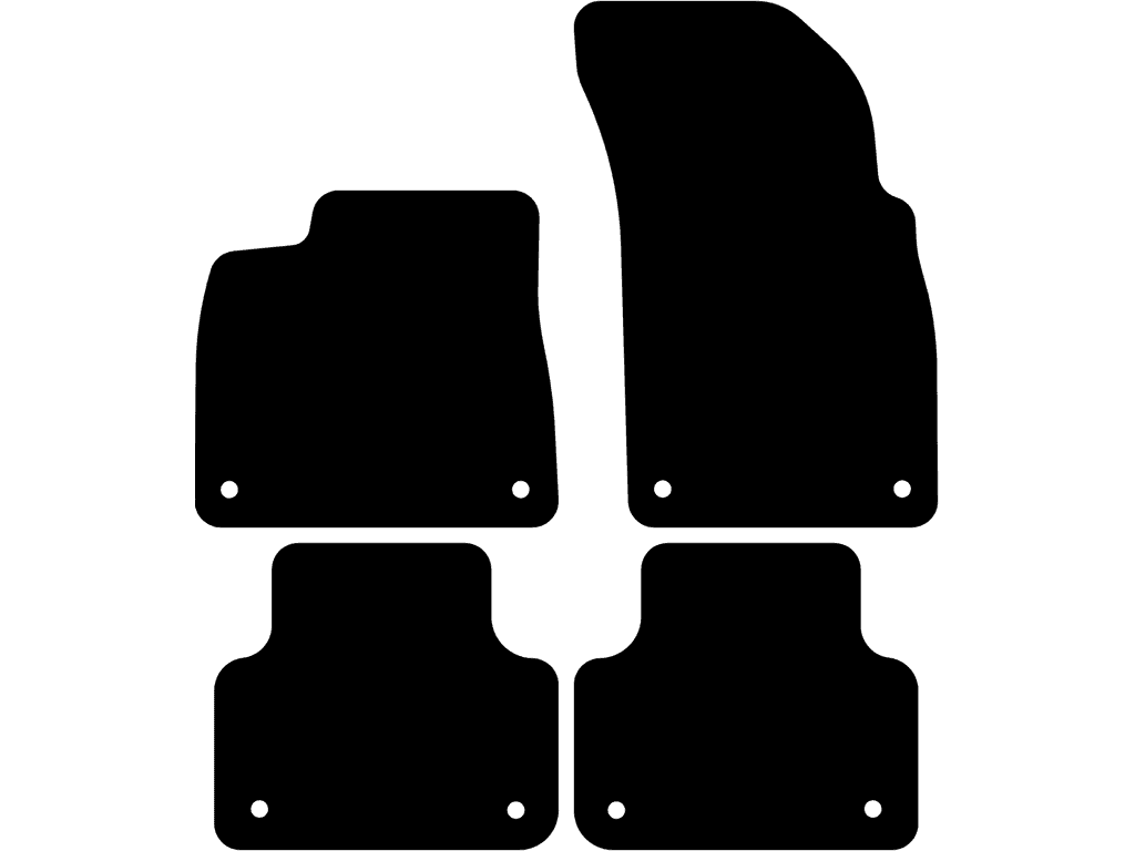 Tappetini posteriori con sistema di fissaggio