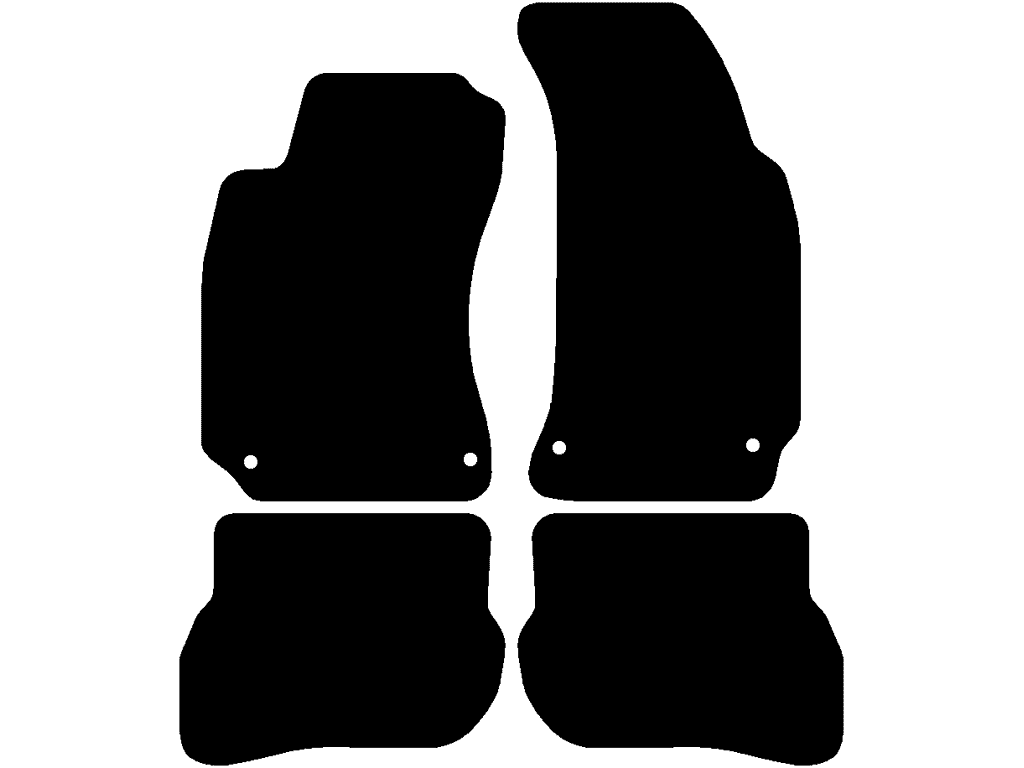 Berlina / Variant | Tappetini posteriori senza sistema di fissaggio | Sistema di fissaggio: Clip