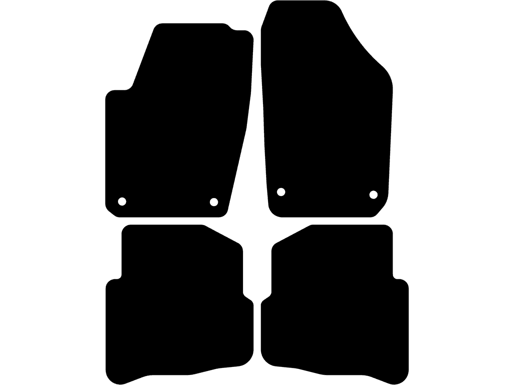 Tappetini per Volkswagen Polo 9N/9N3 2001 - 2009