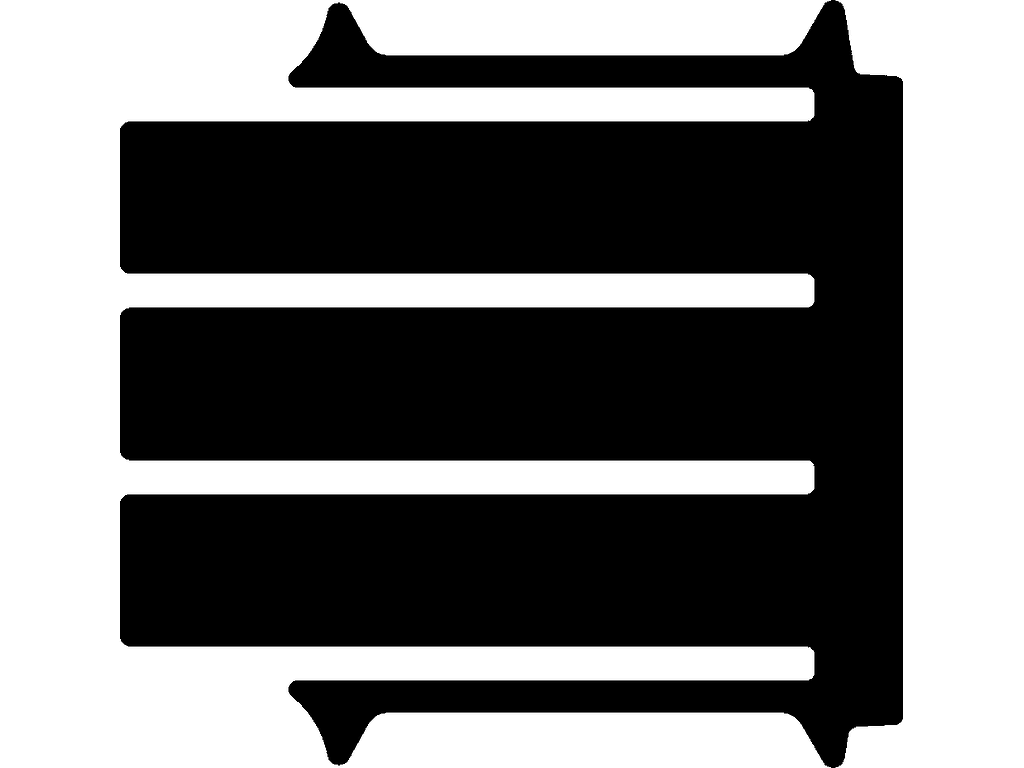 Posteriore | 4 binari | Doppia porta scorrevole