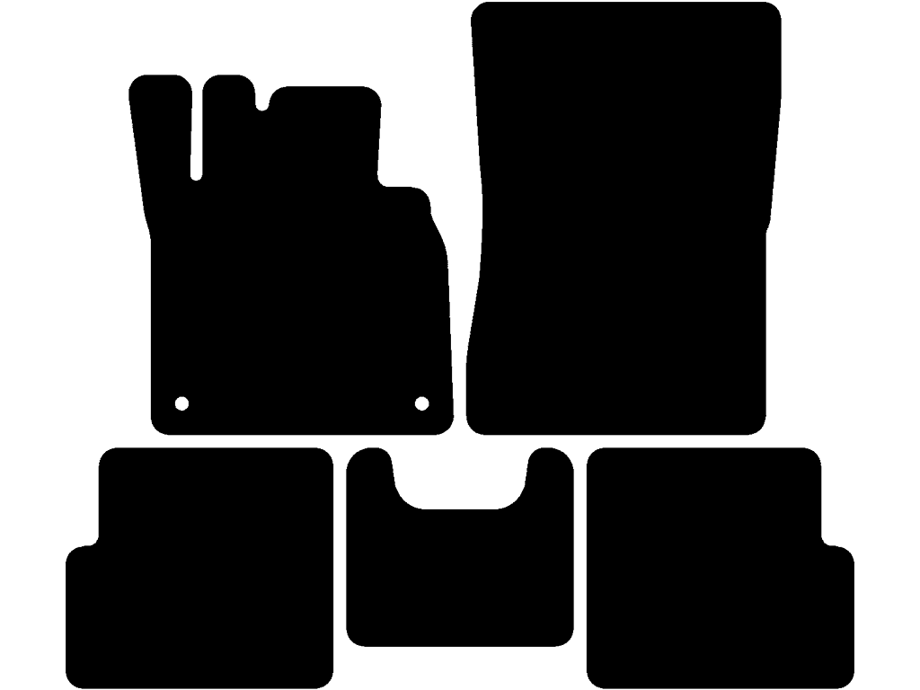 Variante 1 | Tappeto posteriore con portabicchiere