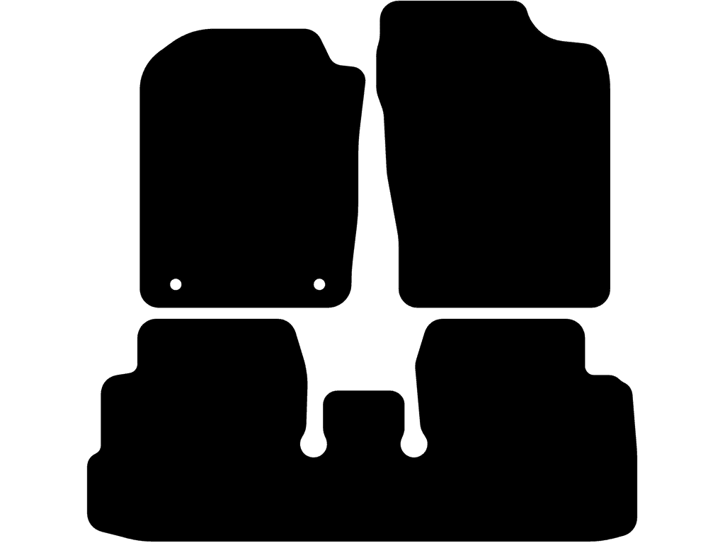 Tappetini per Daihatsu Cuore L276 2006 - 2015