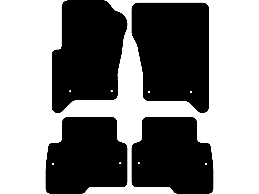 Tappetini posteriori con fissaggio doppio