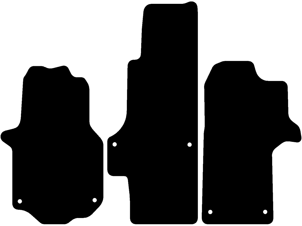 Sedile passeggero singolo | Senza riscaldamento extra nel pavimento | Freno a mano tradizionale