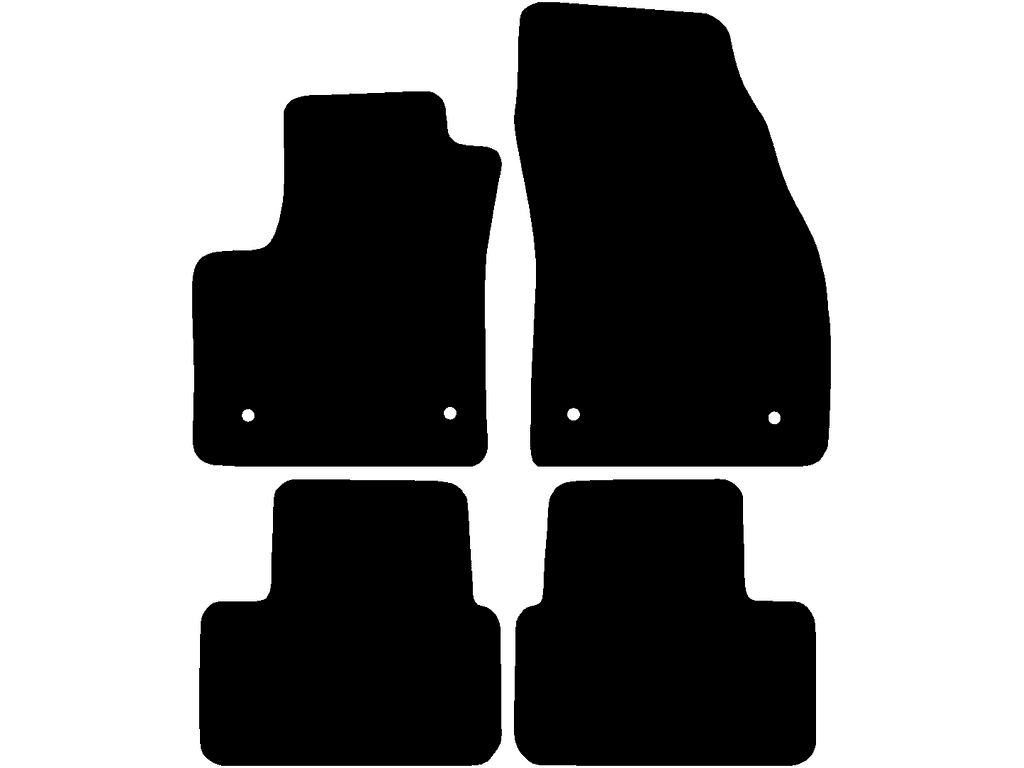 Tappetini per Opel Meriva B 2010 - 2017