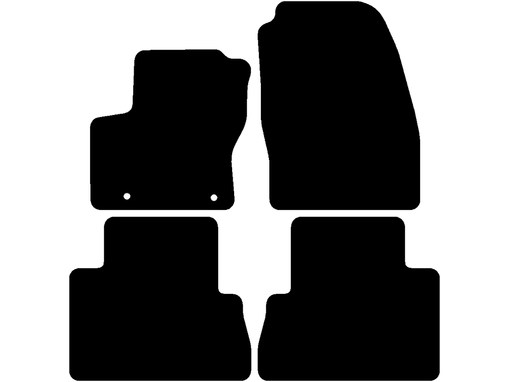 Distanza punti di fissaggio (conducente) 26,6 cm