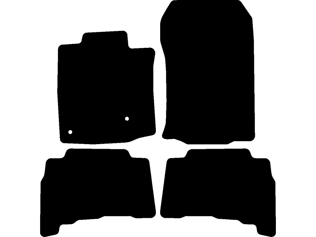 Distanza punti di fissaggio (conducente) 27,7 cm