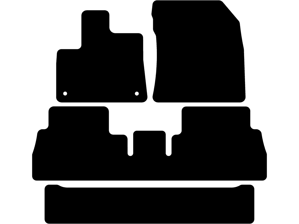 L2 | Sedili regolabili | 7 posti | Sistema di fissaggio: Clip