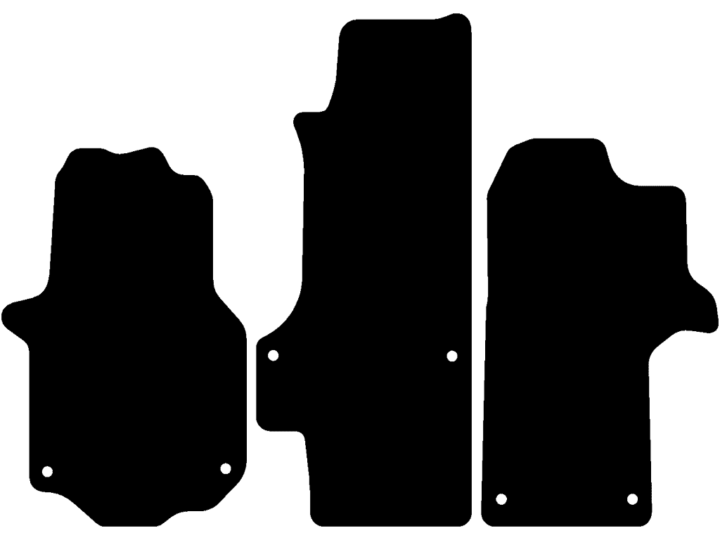 Sedile passeggero singolo | Senza riscaldamento extra nel pavimento | Freno di stazionamento elettrica