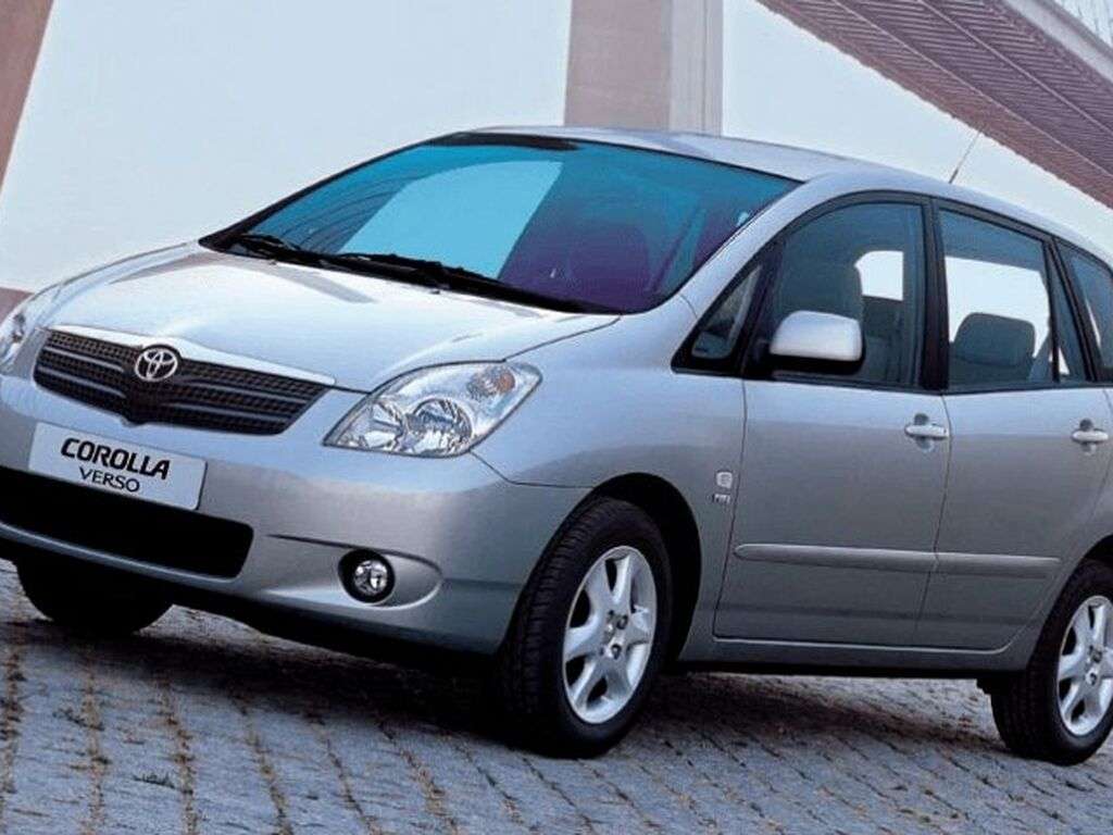 Tappetini per Toyota Corolla Verso 2002 - 2004