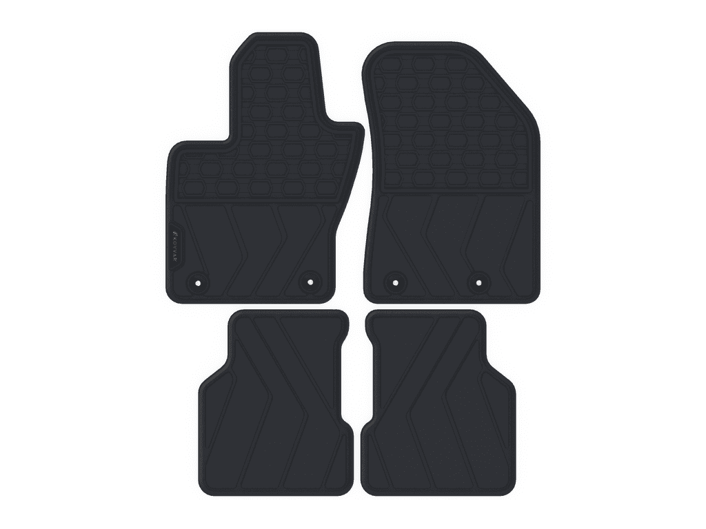 MTM Tappetini Gomma Per Jeep Compass (08.2017-): Protezione A Vaschetta, Su Misura, Bordi Rialzati - 3D 7693
